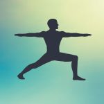 Ciondolo Yoga Guerriero 2 In Argento 925 Con Catenina Veneziana Regolabile - MIKELART Gioiello Uomo/Donna, Confezione Regalo E Panno Inclusi