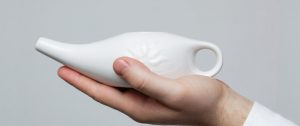 Vasetto Per Lavaggio Nasale In Ceramica 350 Ml – Pulitore Nasale Per Yoga E Uso Quotidiano, Elegante, Resistente E Facile Da Usare