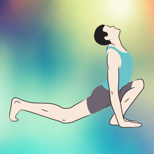 Stretching psoas