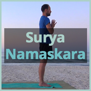 Relax yoga per la sera Saluto al sole video corso online